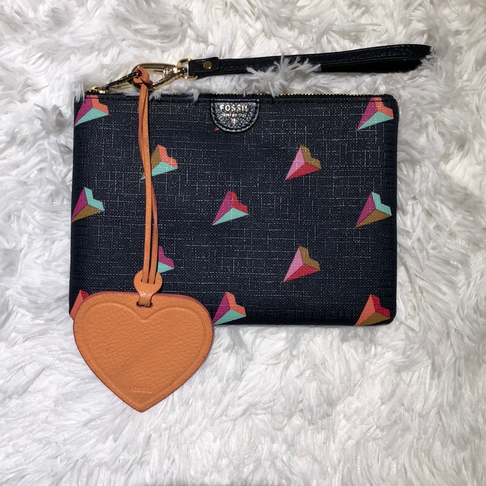 Fossil Wristlet with Heart Detail